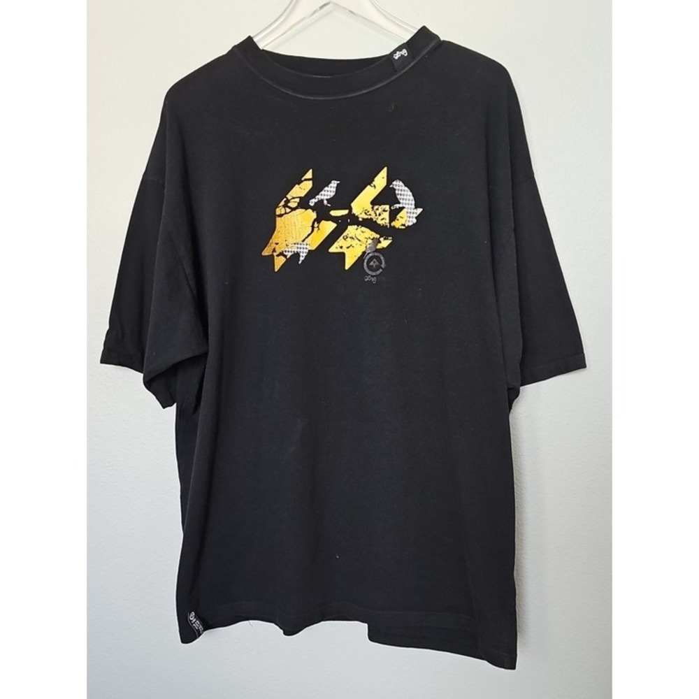 LRG Lifted Research Group Graphic Bird T-Shirt Streetwear XXL Black